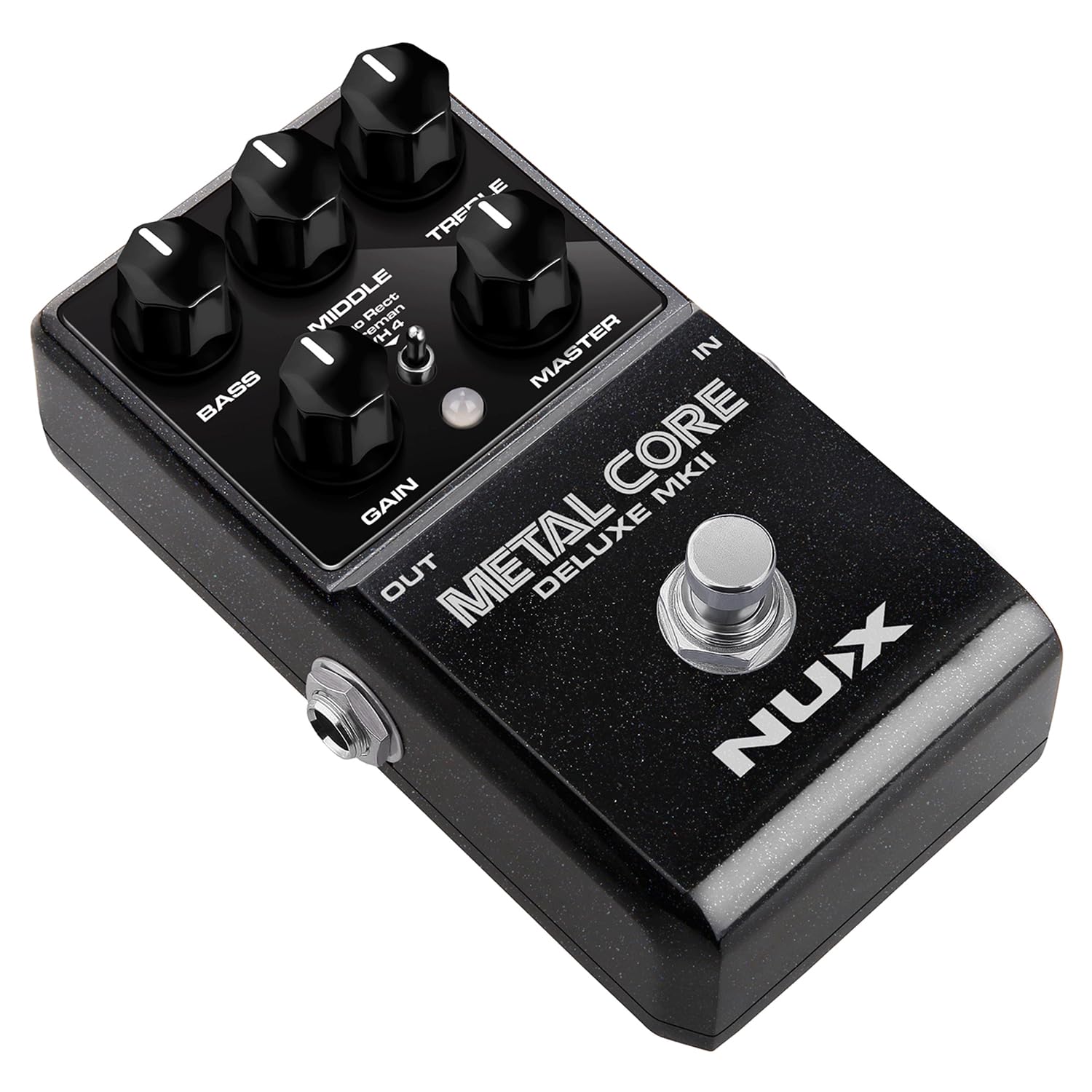NU-X | Metal Core Deluxe mkII Pedale Con 3 Selezionabili Ad Alto Guadagno Valvole Amp Modelli