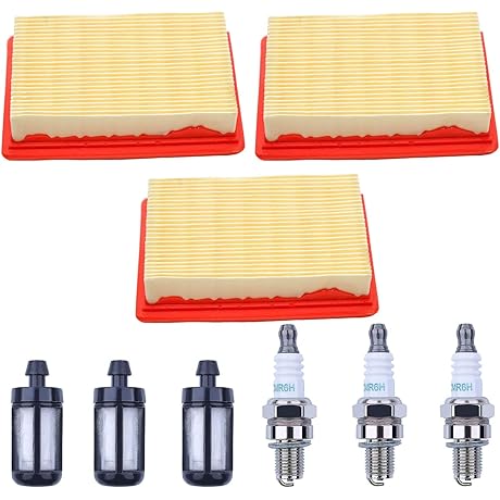 3-Pack BR800 Air Fuel Filters Kit for Stihl BR800 Backpack Blower