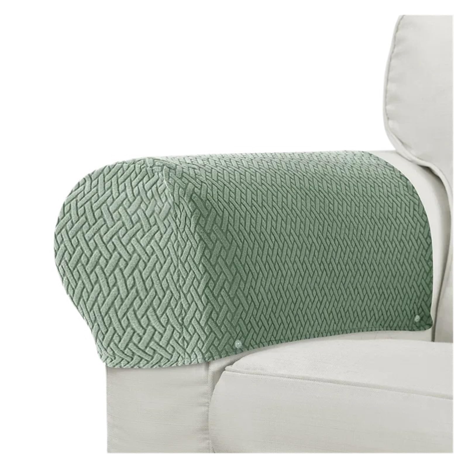 SFOIKVG Arm Covers 2pcs/set Jacquard Sofa Armrest Cover Anti-dirty Couch Chair Arm Protector Stretch Dustproof Towel Armchair Home Decor for Sofa Chair(A6 armrest cover)