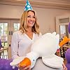 Ryttir Giant Goose Plush - 35 Extra Soft Duck Stuffed Animal Hugging Pillow with Rotund Belly,Safety Nursery Decor & Sensory Comfort Toy,Cuddle Christmas Companion for Kids