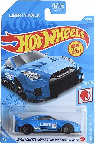 Miniatura 1 de Hot Wheels LB-Silhouette Works GT Nissan 35GT-RR Ver.2, [Azul] 204/250 J-Imports 8/10
