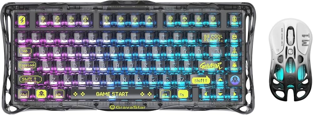 Amazon.com: GravaStar Mercury K1 Lite 75% Mechanical Keyboard