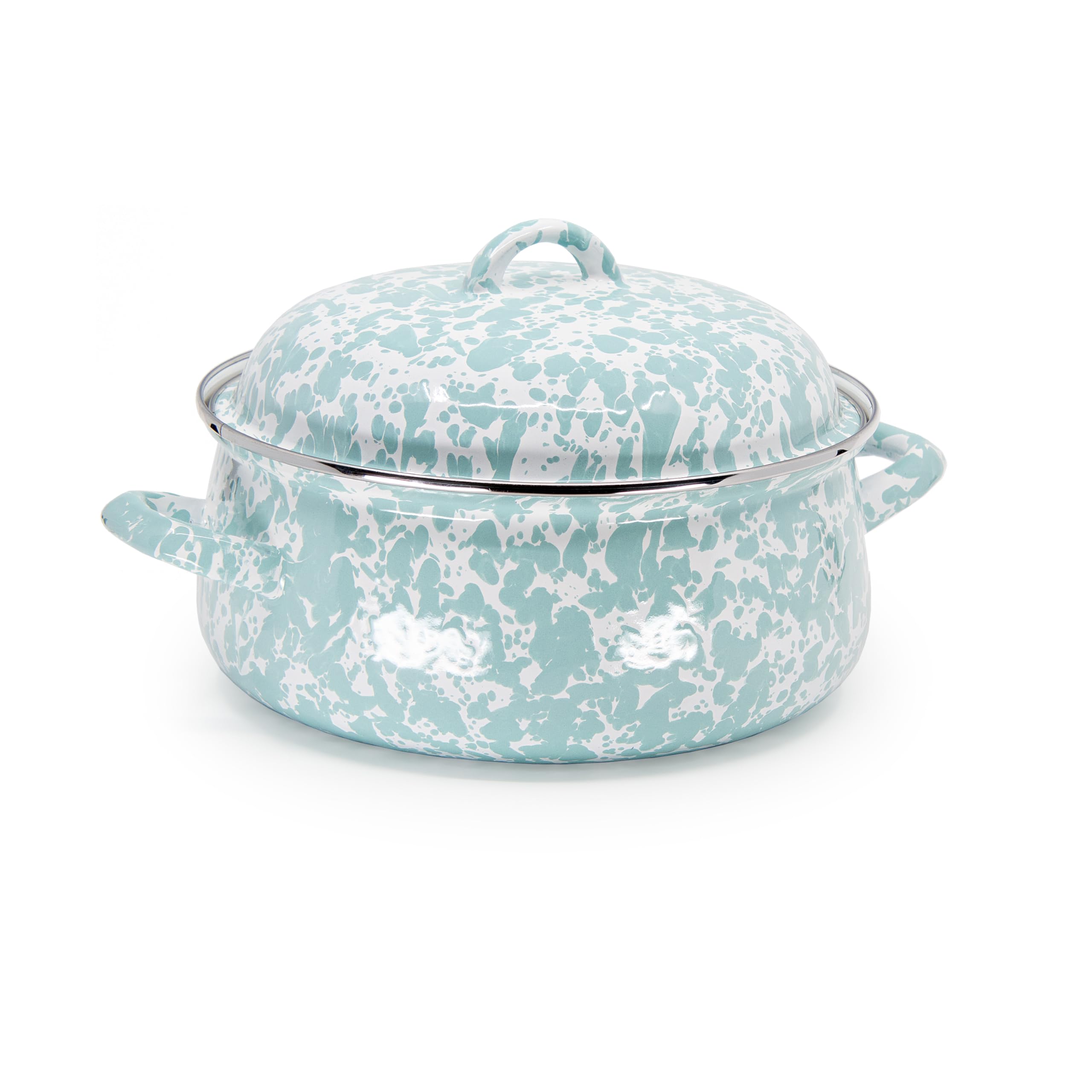 Golden Rabbit Enamelware Dutch Oven