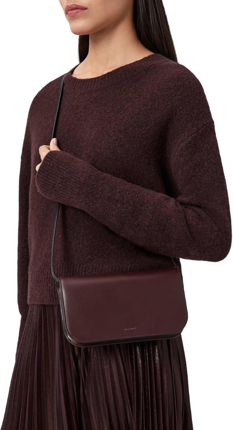 AllSaints Maeve Wallet Xbody Dark Red W268XD One Size