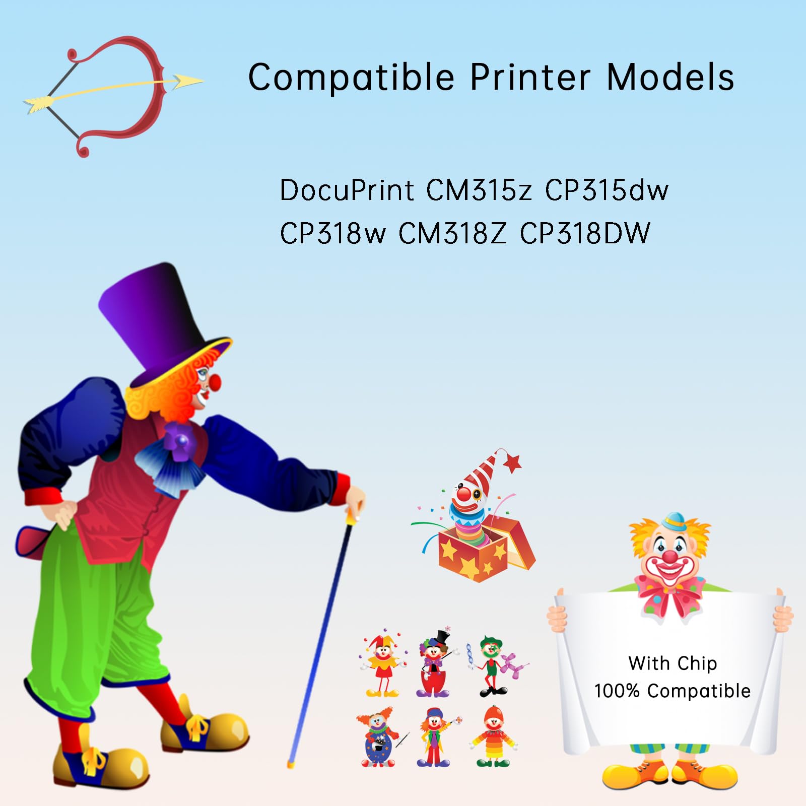 CP318(110V) Fuser Unit Compatible with Xerox DocuPrint CM315z CP315dw CP318w CM318Z CP318DW Printers, Enhanced Durability, Ideal for High-Volume Printing (2 Set)