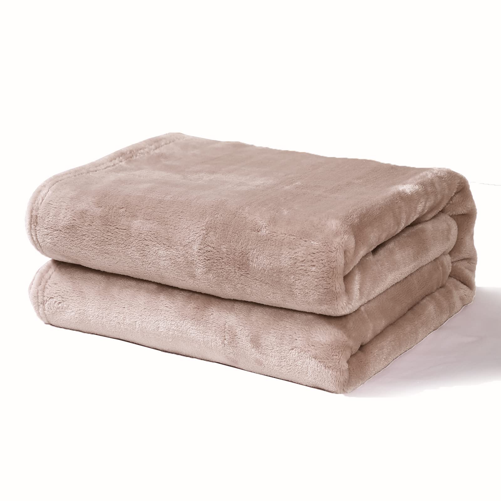 Exclusivo Mezcla Soft Fleece Baby Blanket Baby Swaddle Blanket Boys, Girls, Infant, Newborn Receiving Blankets Toddler and Kids Blankets for Crib Stroller (30x40 inches, Camel)