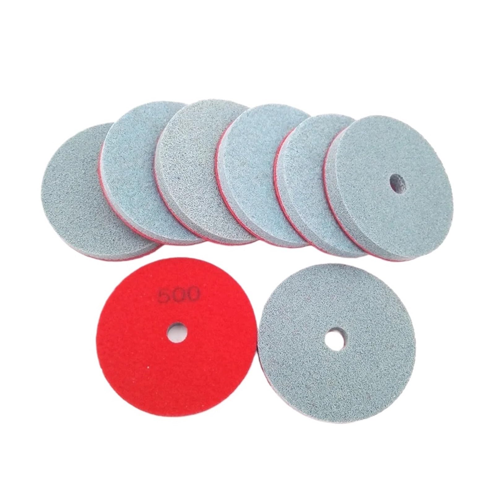 Almohadillas esponja diamante, 10 Uds., 4 pulgadas, piedra suave, mármol