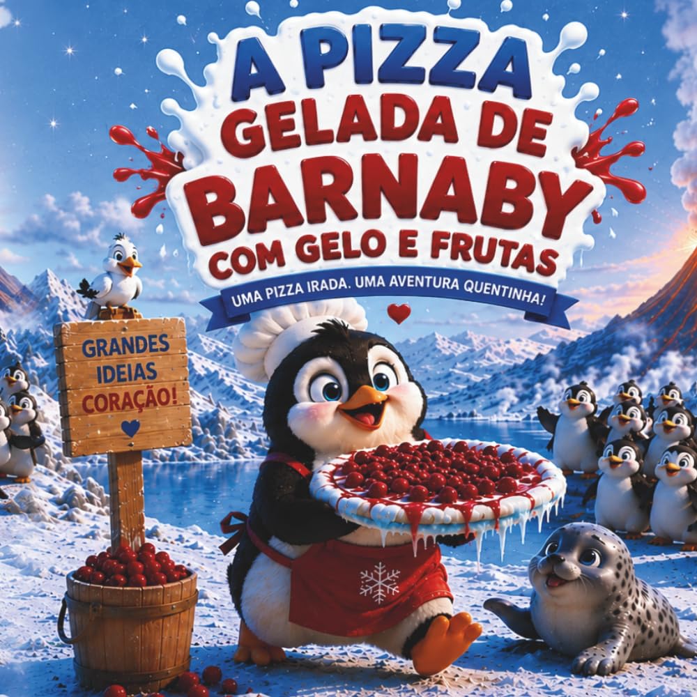 A Pizza Gelada de Barnaby com Gelo e Frutas: Uma pizza irada. Uma aventura quentinha!