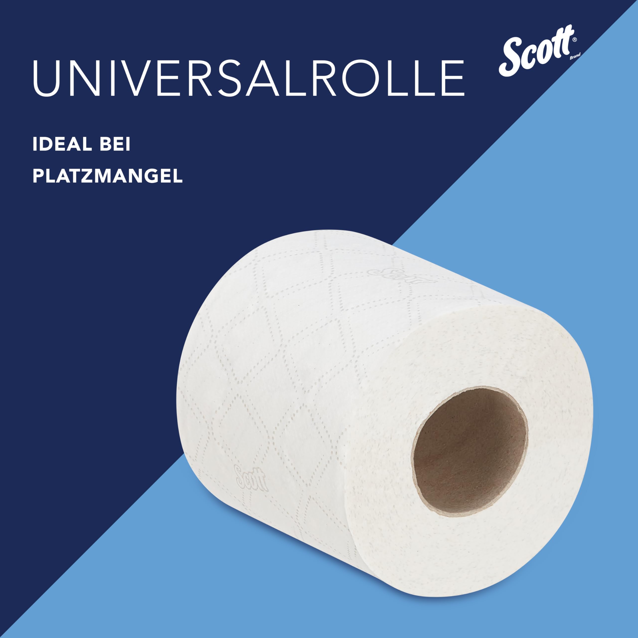 Scott Essential Toilettenpapier Standardgröße 8538, 2-lagiges Klopapier, weißes FSC-zertifiziertes WC-Papier, Standardgröße, 36 Rollen x 320 Blatt, (insg. 11.520 Blätter)