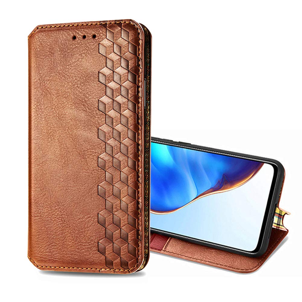 RanTuo Cover per Motorola Moto G60S Etui Custodia, con Slot per Schede, Staffa Incorporata, Custodia Flip Cover in Pelle PU per Motorola Moto G60S.(Blu