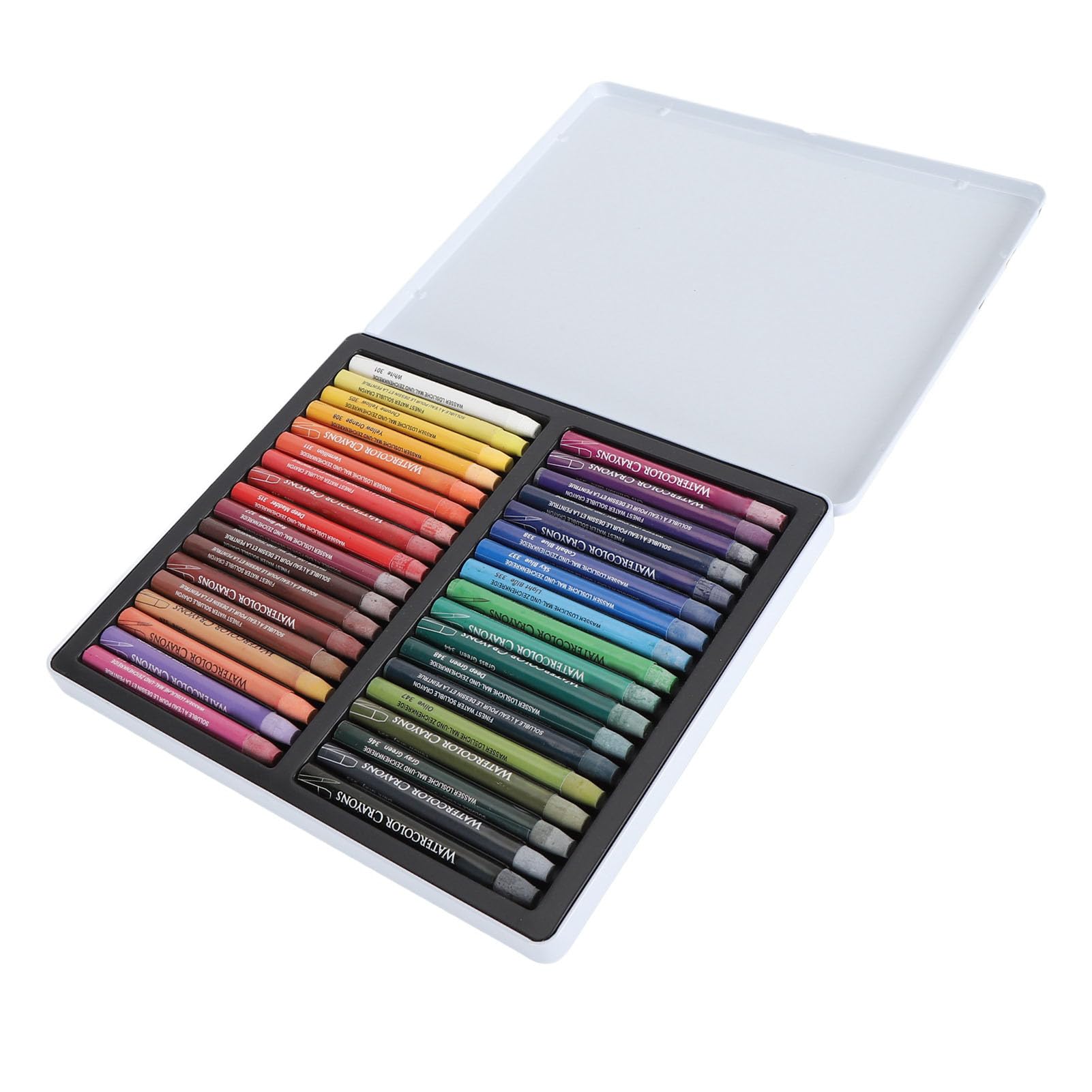 Qcwwy Kunst-Aquarell-Buntstift-Set, Ungiftiges Buntstift-Set, Tragbar, Professionell, Seidige Aquarell-Buntstiftstifte für Papiere, Premium-Kunstbedarf für Künstler, Kinder, Erwachsene