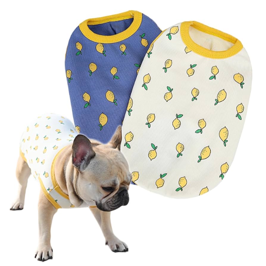 D様の専用　ハンドメイド　犬服　フレブル マジックテープで着脱簡単♡SMサイズ 春夏 フレブル柄