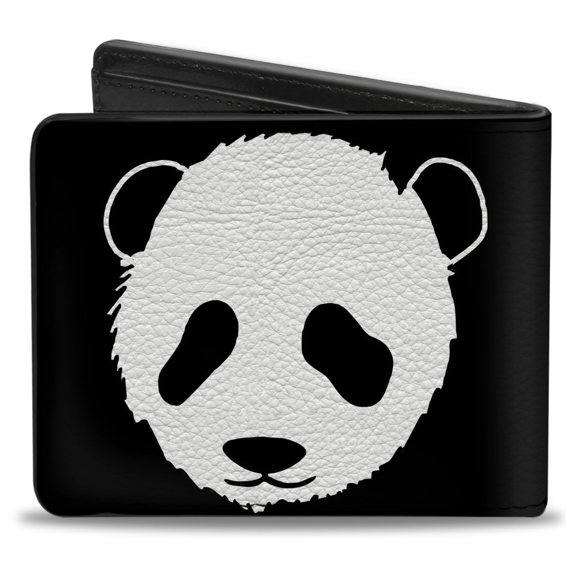 Buckle-Down Men's Wallet, Bifold, Panda Bear Repeat, Vegan Leather, 4.0