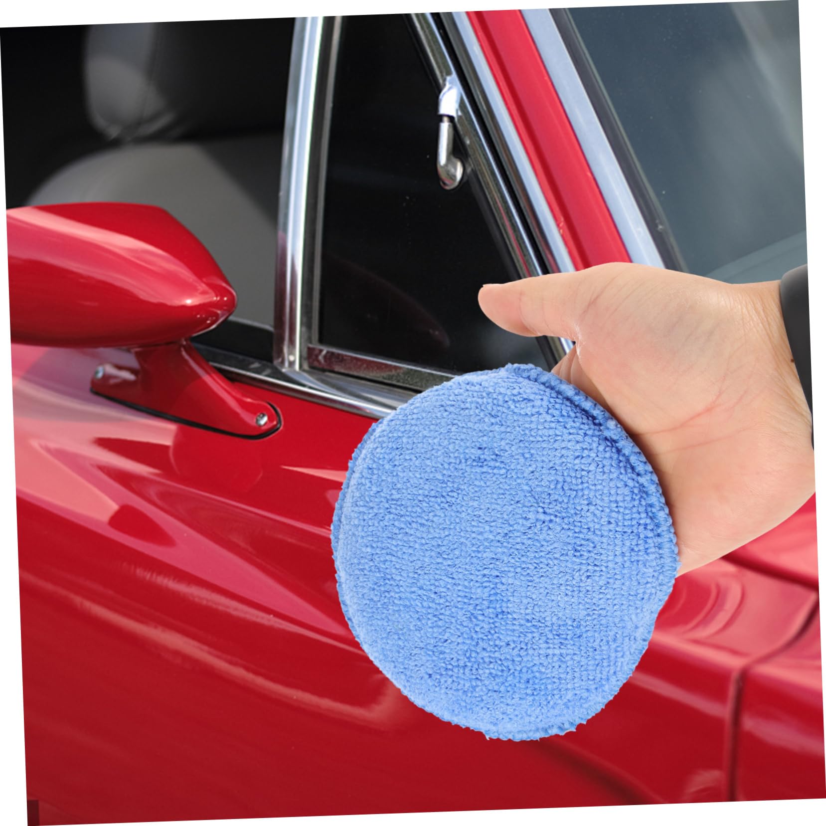 SOLUSTRE 30stücke Wachsapplikator-pads Schwamm Für Fahrzeugpflege Mikrofaserschaum Perfekten Und Polieranwendung Für Autoenthusiasten Und