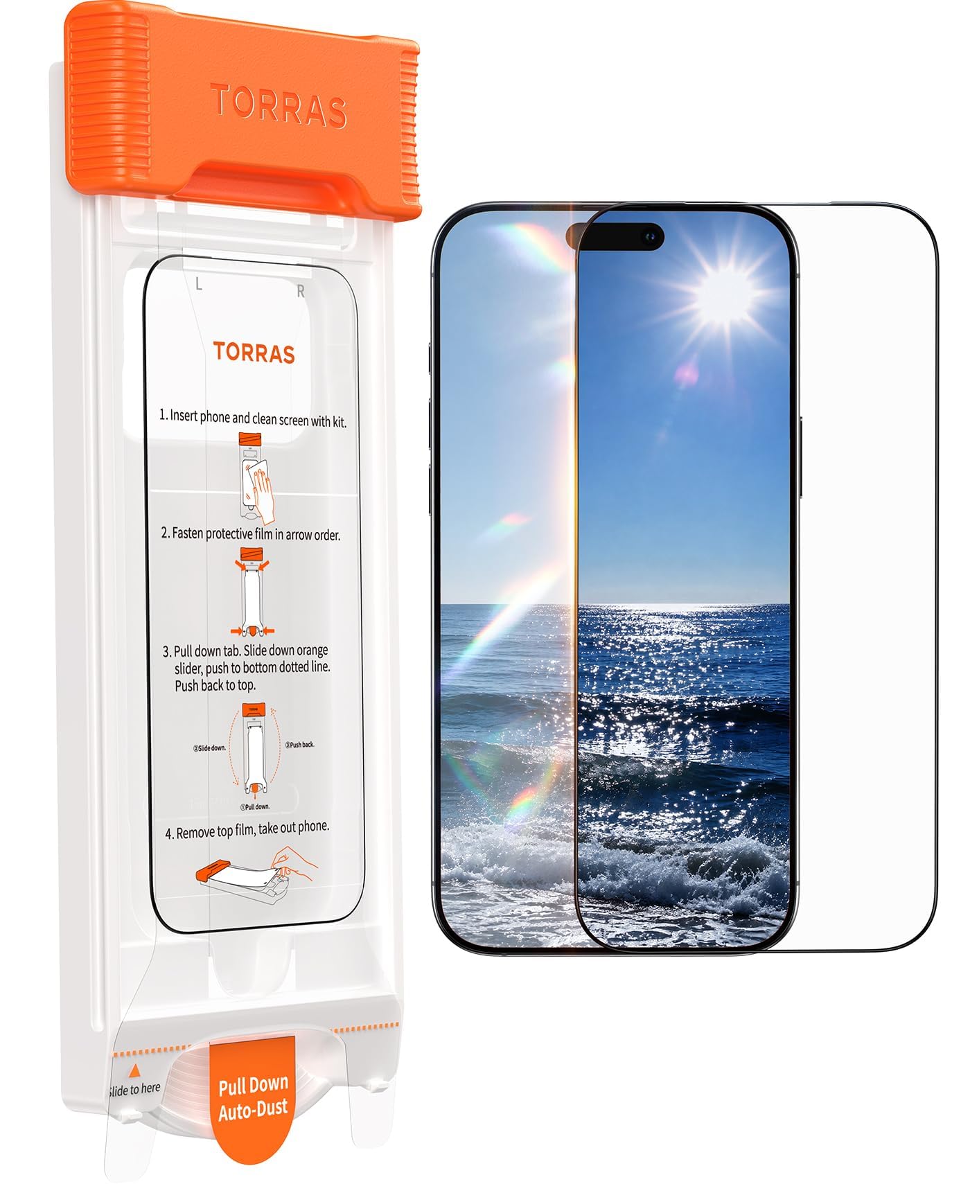 TORRAS OrigArmor for iPhone 17 Pro Max Screen Protector, Anti-Reflection