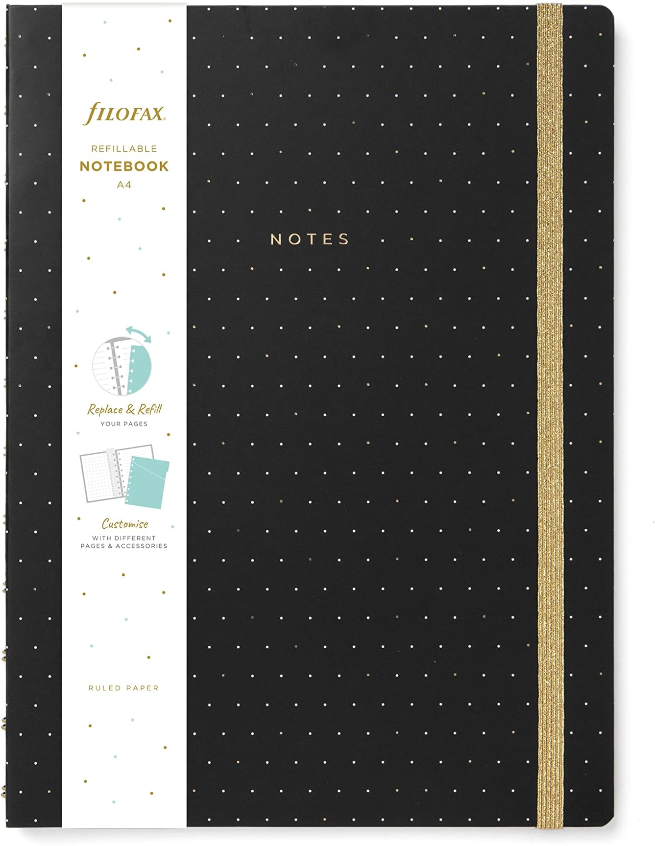 Filofax Clipbook Notizbuch - Persönlicher Planer In Denim-Optik