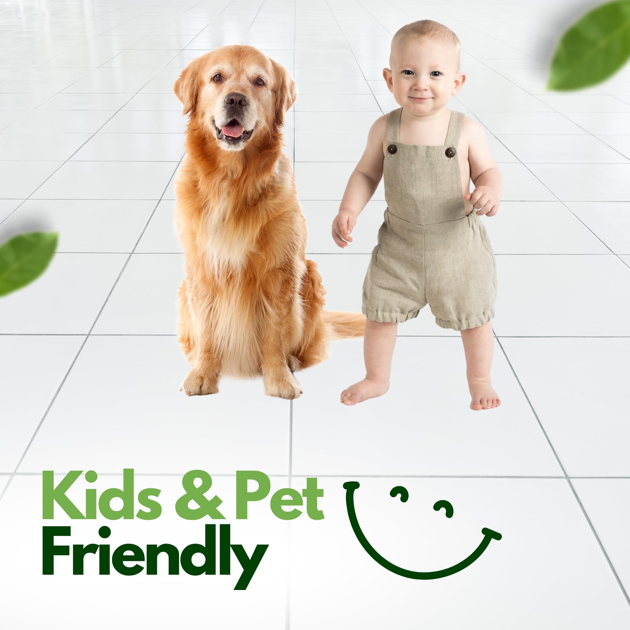 KLEANFIX 1L Pet Area Deep Cleaner - Natural Ingredients, Immediate Odour Relief for Hard Surfaces, Tackles Major Pet Messes (Herbal Fragrance) Can Be Used On All Surface 2