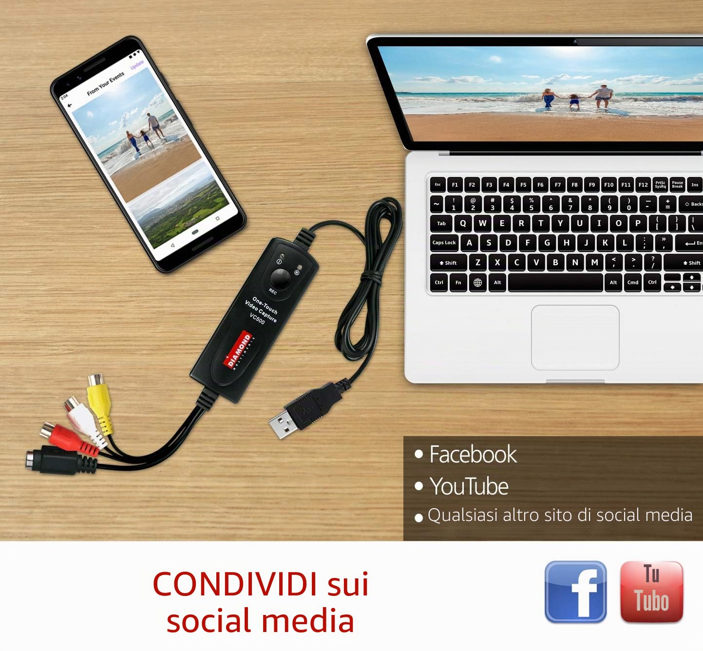 Diamond VC500 - Dispositivo cattura video One Touch