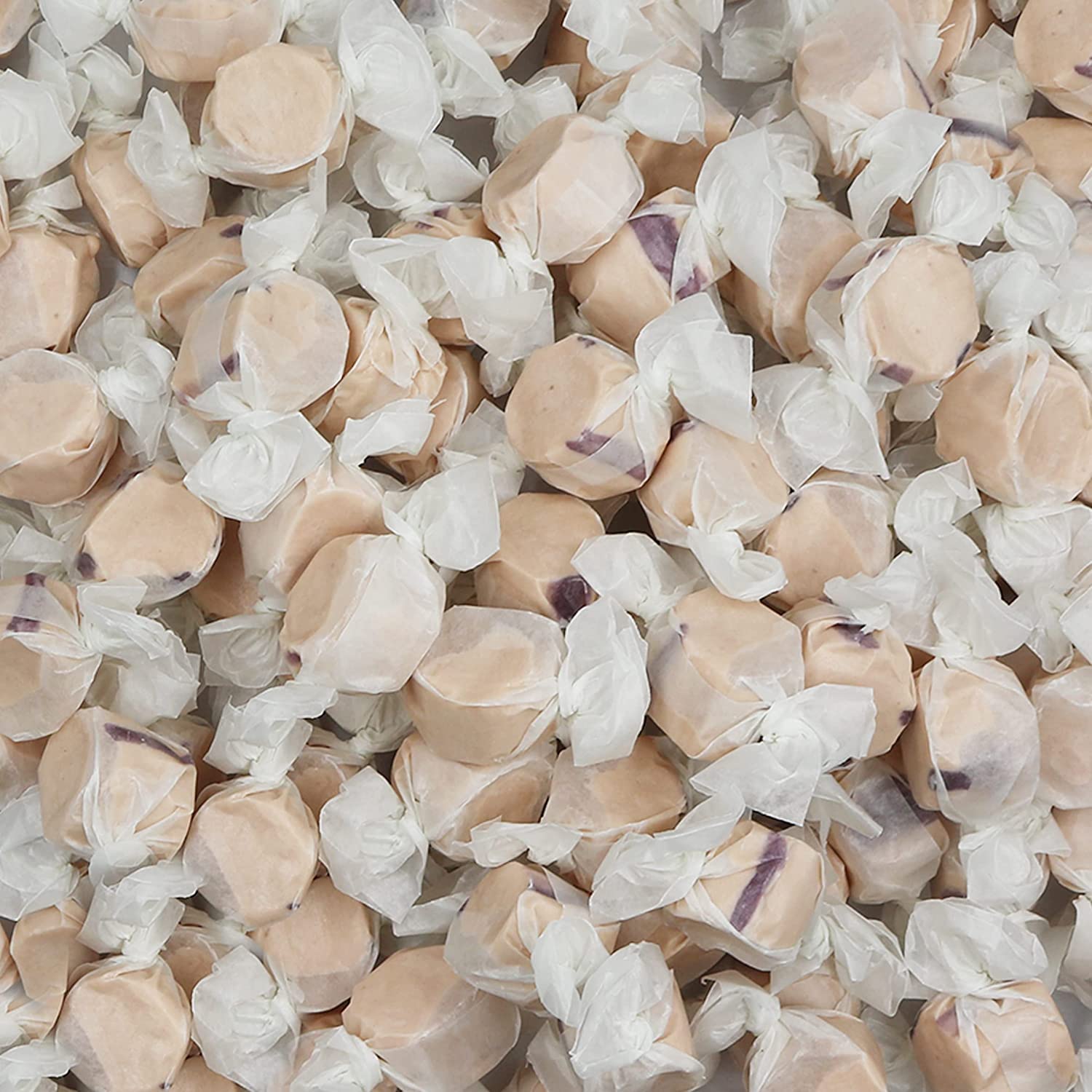 Gourmet Soft and chewy Salt Water Taffy Candies - Individually Wrapped - Bulk bags (Maple, 3 Pound (Pack of 1))