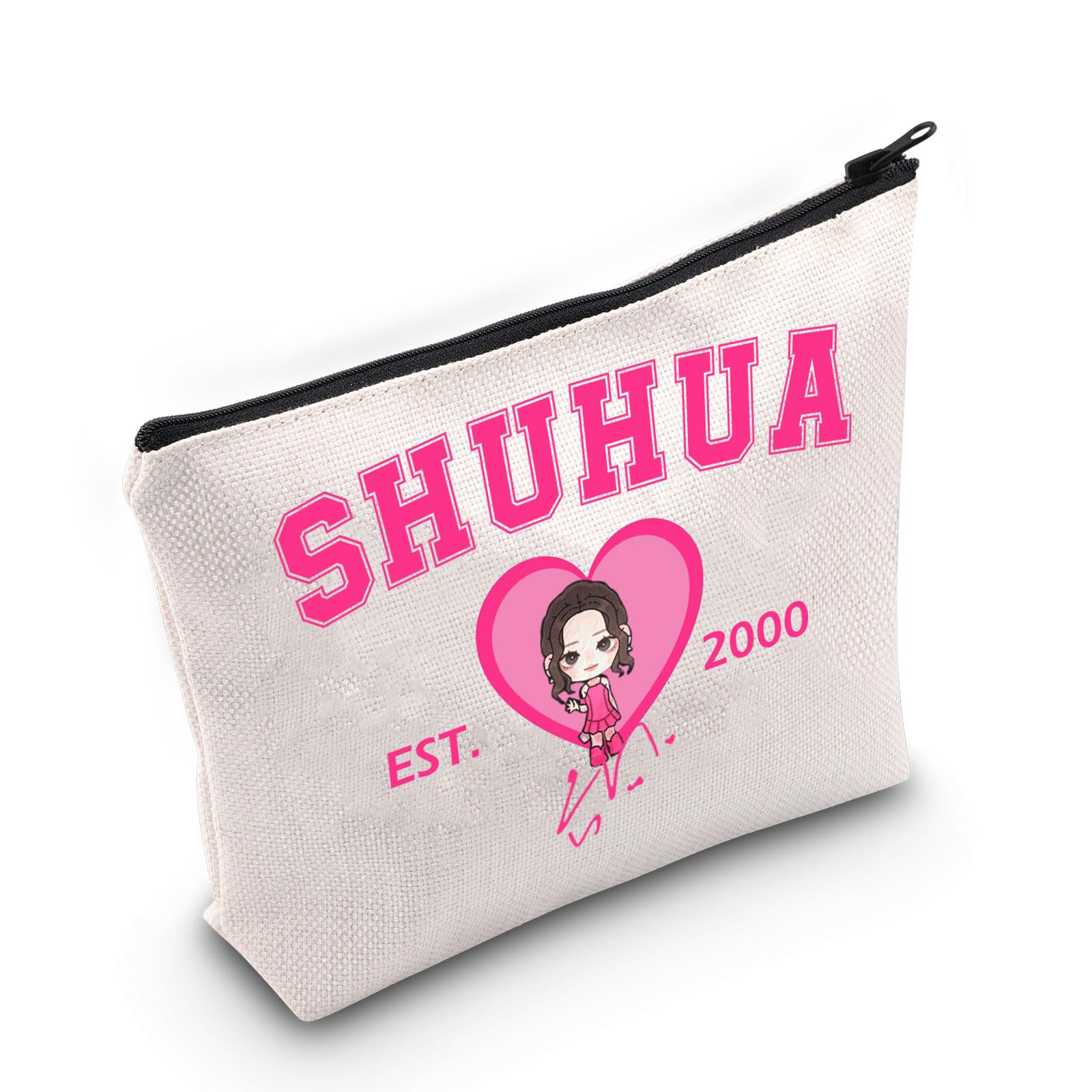 MYSOMY Korean Girls Group G-IDE Member Makeup Bag K-pop Girls Group Fans Gift World Tour Merchandise K-pop Music Lover Gift (SH00 Bag)
