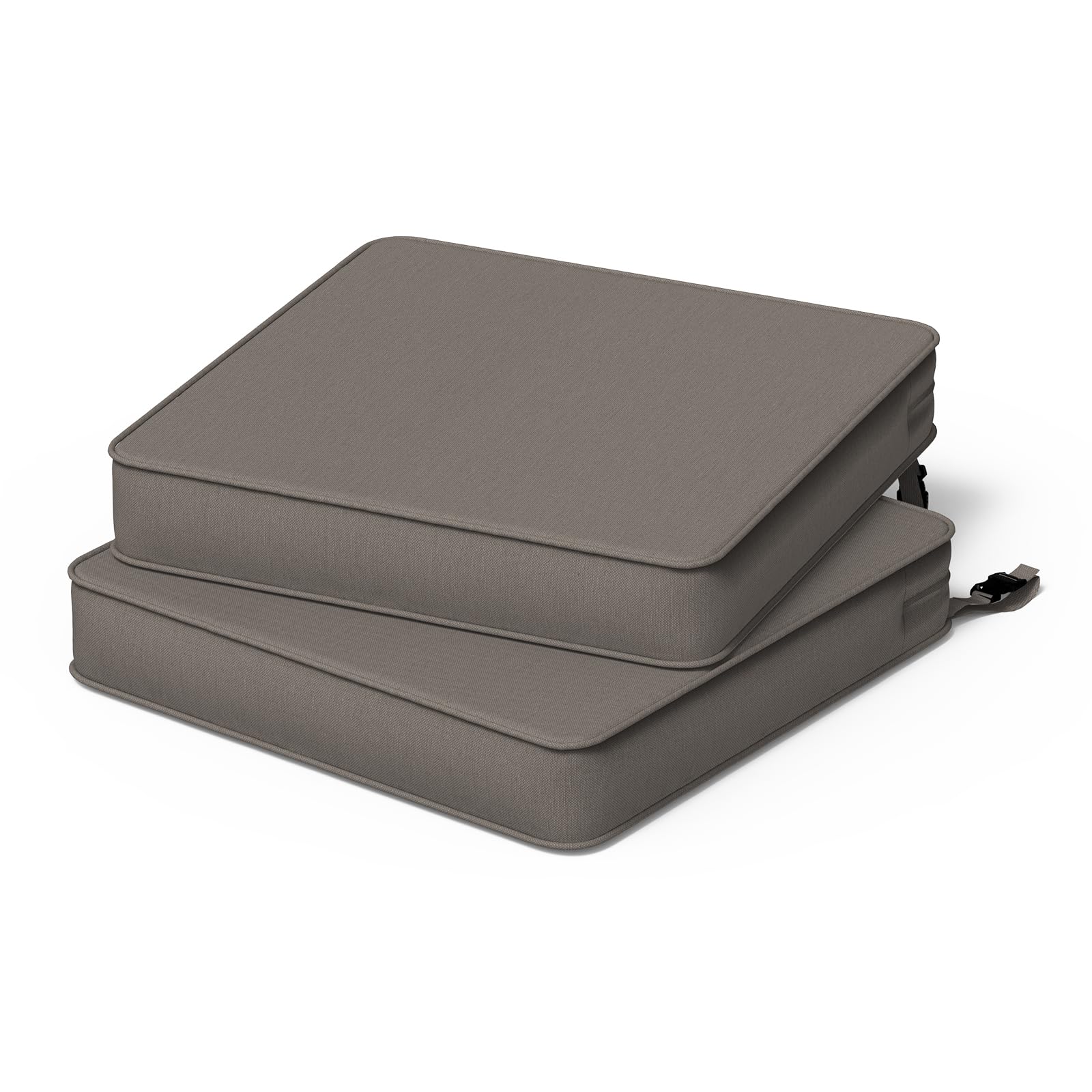 TWLEAR Patio Chair Cushions 19 x 19 x 3 Inch, Outdoor Cushions for Patio Furniture, Water Repellent Outdoor Seat Cushions with Straps Garden Sofa