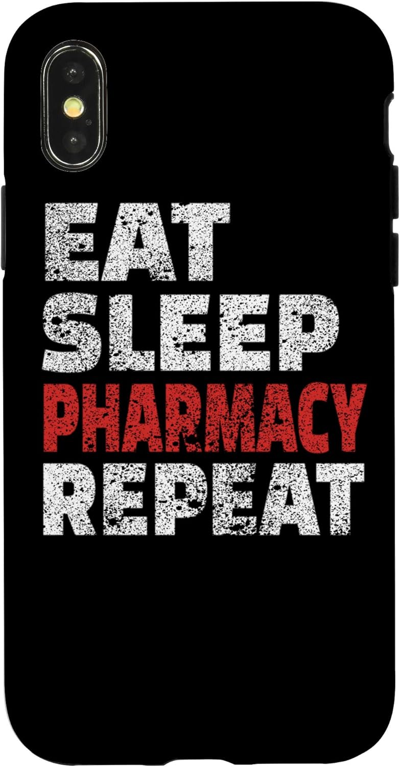 Amazon Com Iphone 11 Pro Max Xmas Gift Pharmacist Gift Ideas Eat Sleep Pharmacy Repeat Case Cell Phones Accessories