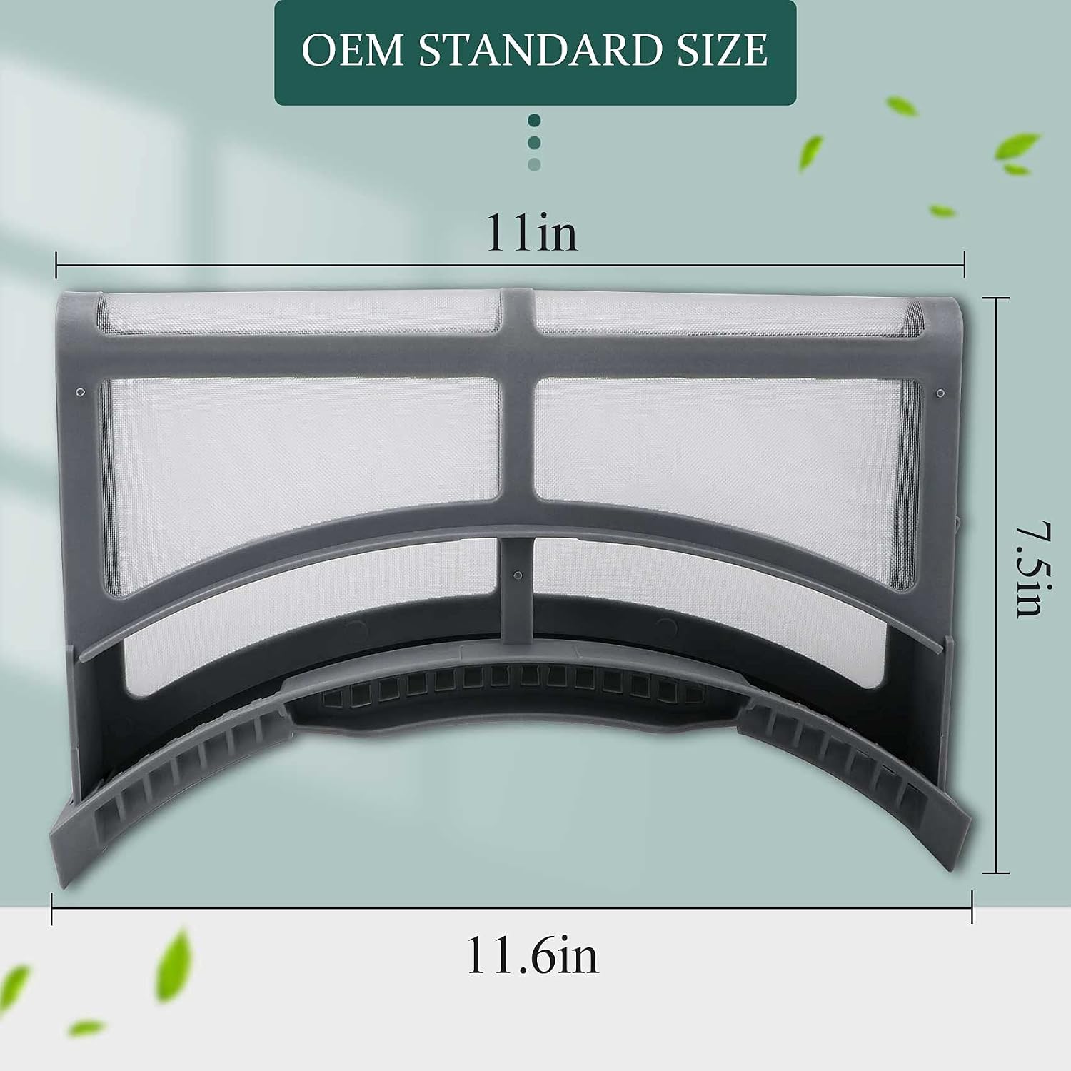 2023 Upgraded DC61-02595A Dryer Lint Filter Case Screen, Compatible with samsung Dryer, Replaces 2069505, AP4578777, PS4206799, EAP4206799, Polyester Vinyl Standard Size Dryer Lint Screen