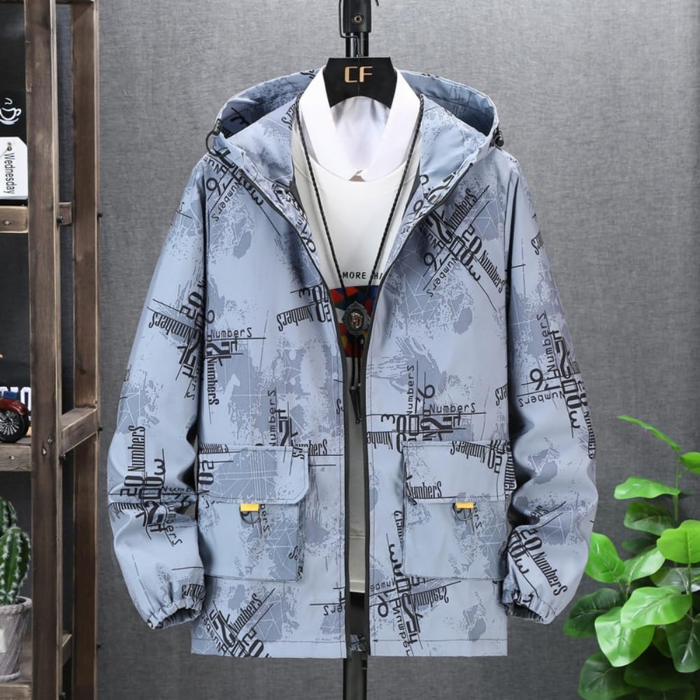 Męska odzież plus size męskie kurtki męża płaszcze streetwear vintage wiatrówka z kapturem duże kurtki męskie