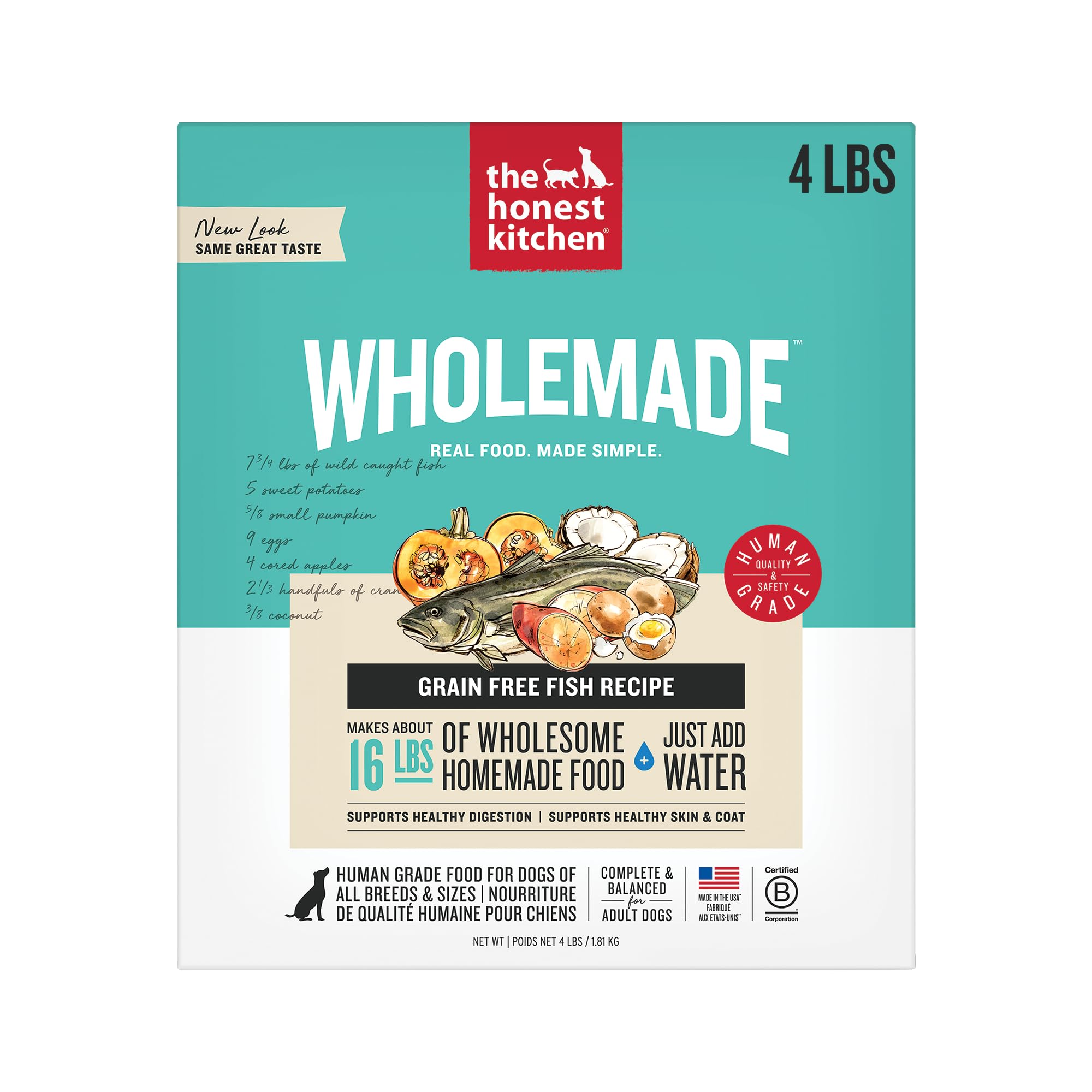 The Honest Kitchen Wholemade Fish Dehydrated Dog Food