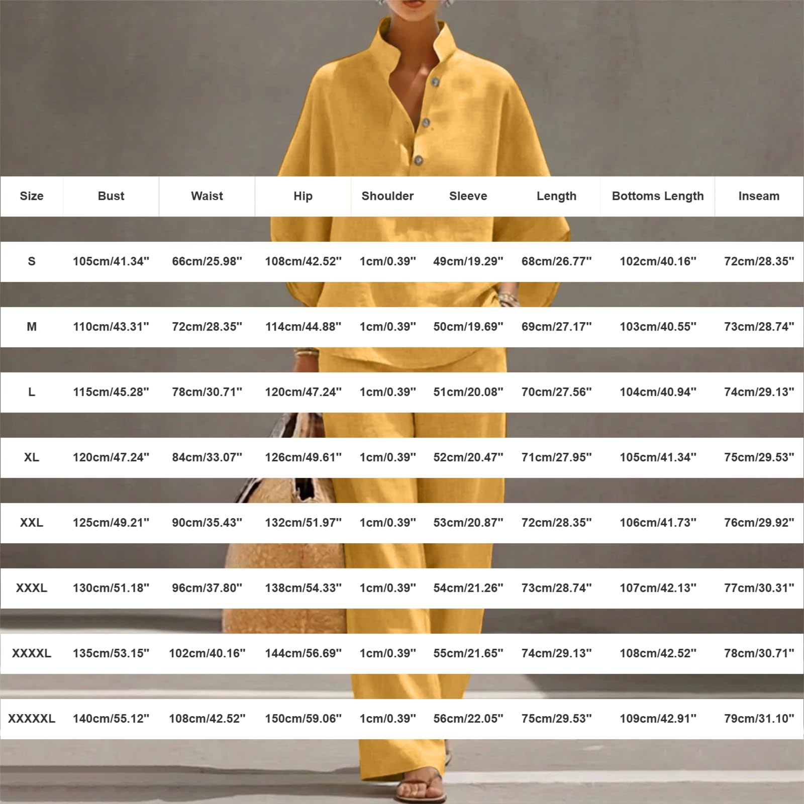 Générique Ensemble Femme Chic Et Elegant en Lin Grande Taill Ete Deux Pièces Chemise Manches Courts Col V Et Décontracté Pantalon Taille Tenue Couleur Unie Ensemble Pantalon Léger de Plage Jogging