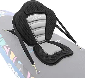 Assento universal removível para prancha de remo – assento ajustável, design de ajuste para varios tamanhos de corpo, compatível com caiaques, barcos de remo, barcos de pesca – SereneLife SLSUPST15