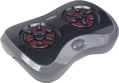 Aurora Health & Beauty Masajeador de pies Shiatsu giratorio con terapia de calor (SFM630)