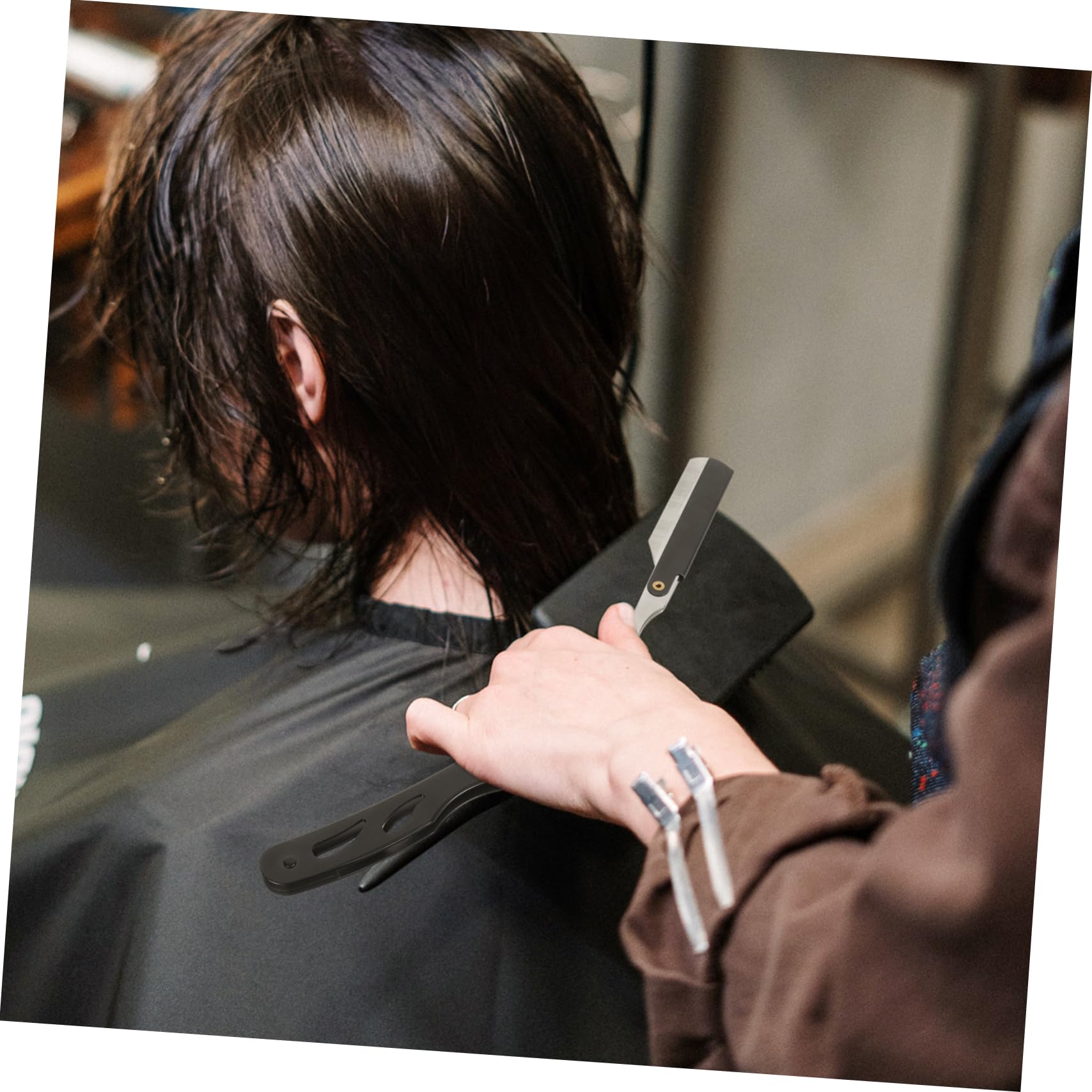 FOMIYES 1pc Vintage Beard Shaver Manual Hair Salon Shaver Facial Blade Men's Shaving Razor