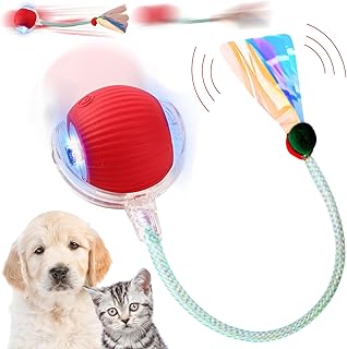 LETTERASHQP Hundespielzeug Ball Elektrisch Katzenspielzeug Ball Elektrisch Katzenspielzeug Interaktiv Hundespielzeug Interaktiv Interaktiver Spielball für Katzen product image