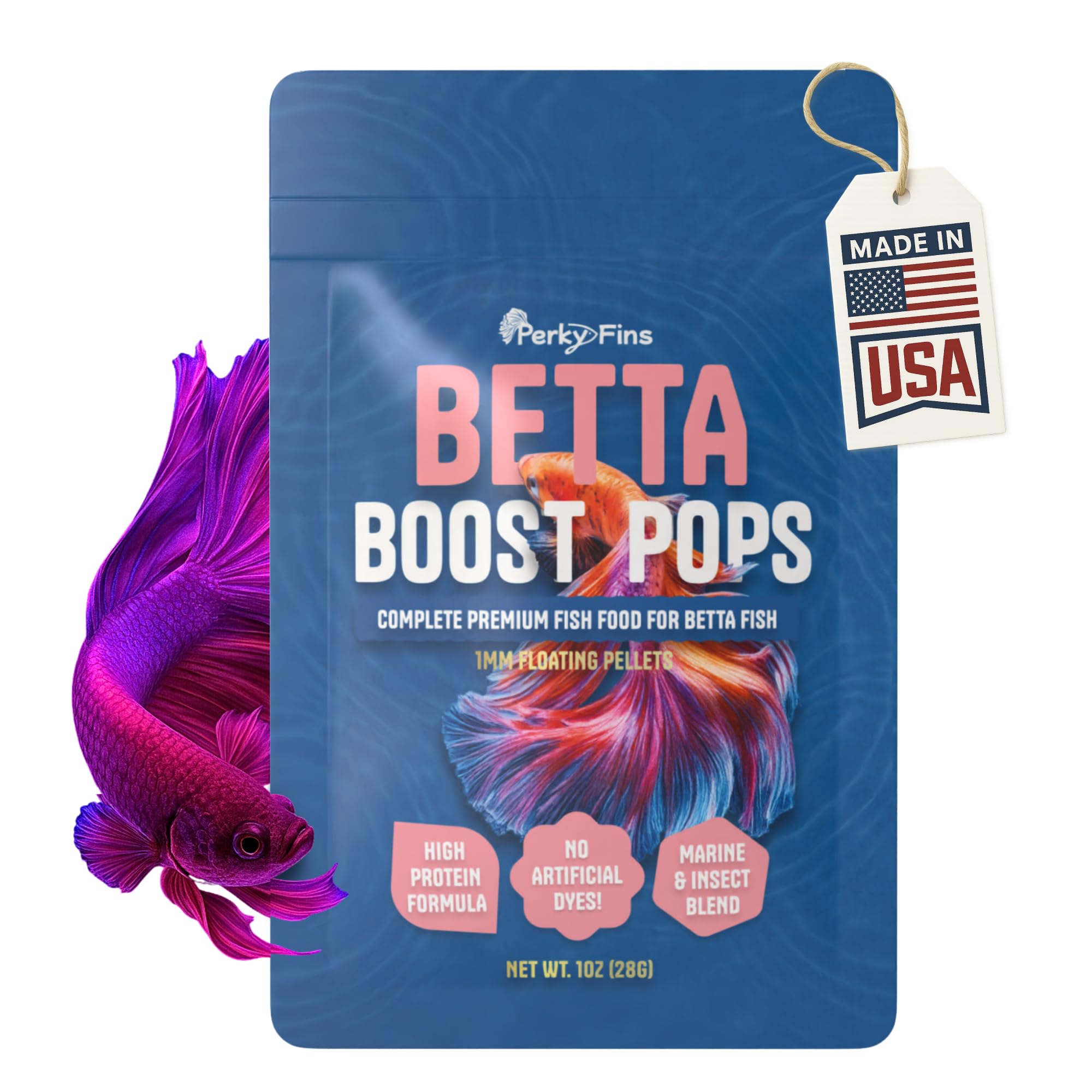 Perky Fins Betta Boost Pops - food pet | Mubboo