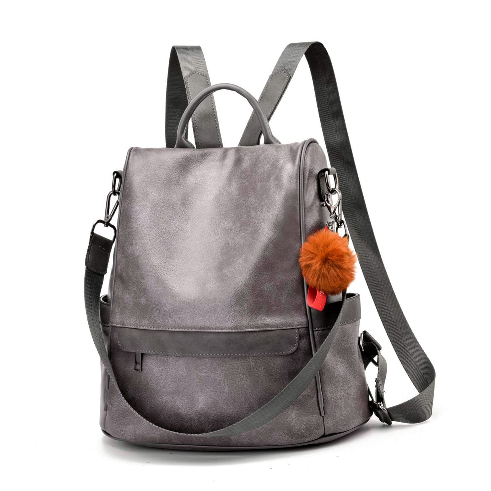 CHERUTY Women Backpack Purse PU Leather Anti-theft Casual Shoulder Bag Fashion Ladies Satchel Bags