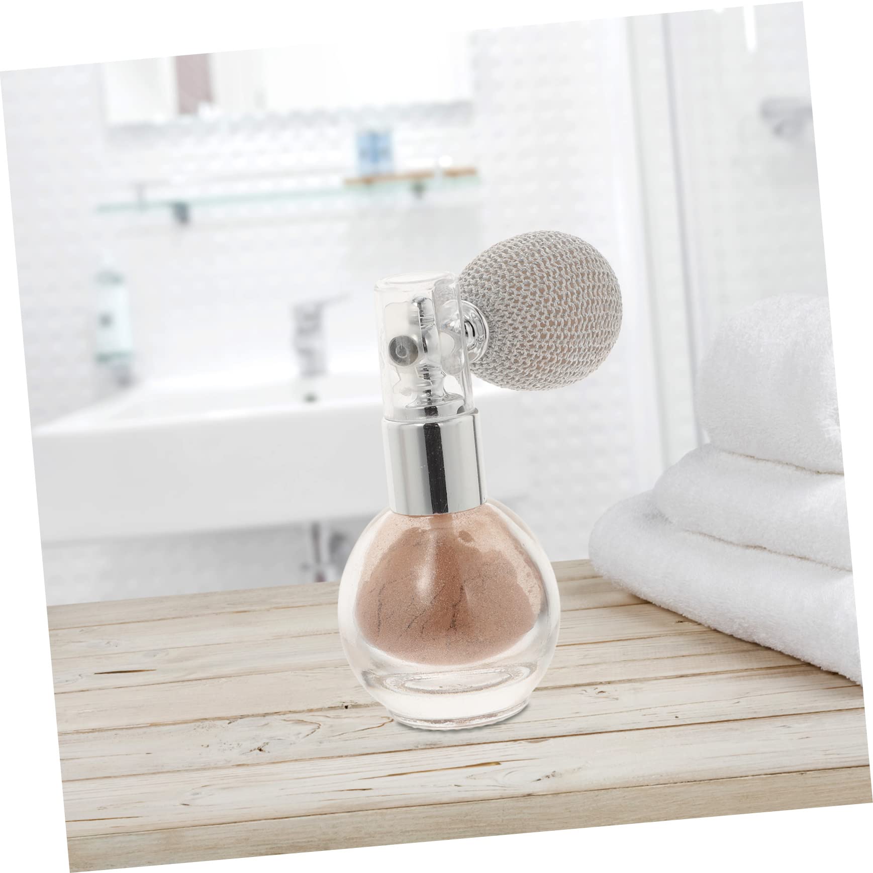 minkissy Body Powder Spray Highlighter Spray Makeup Iluminador De Maquillaje Loose Powder Glitter Makeup Glitter Spray for Face Women Highlighter Spray Body Shimmer Spray Plastic