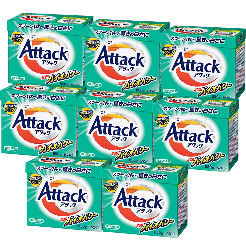 Amazon.co.jp: アタック 【ケース販売】 高活性バイオパワー 大 850g