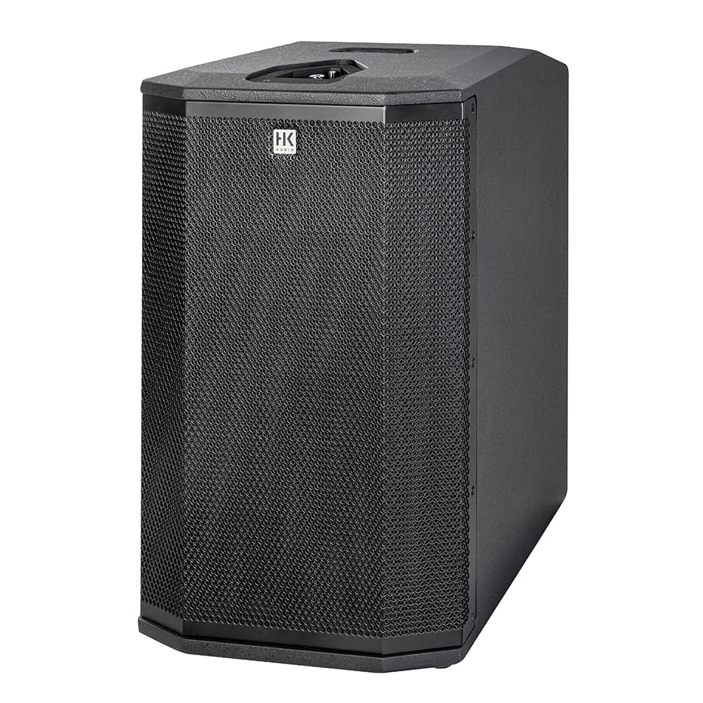 HK Audio HK-POLAR-MKII-12-BLK 2000 watt 12in Powered Column PA MK II with 4 Ch Mixer 24-bit DSP EQ Bluetooth 5 TWS in Black. SUBWOOFER ONLY