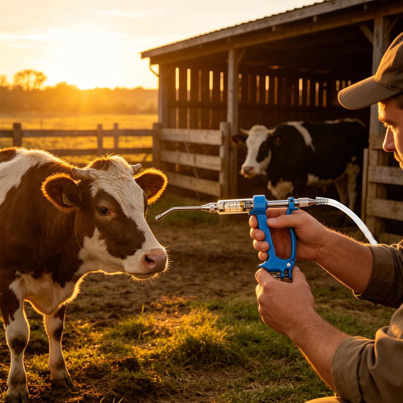 Dispositivo di irrigazione continua da 30 ml, pistola per irrigazione veterinaria | Dosaggio regolabile per medicina veterinaria, strumento di alimentazione, per maiali, mucche, pecore, cavalli