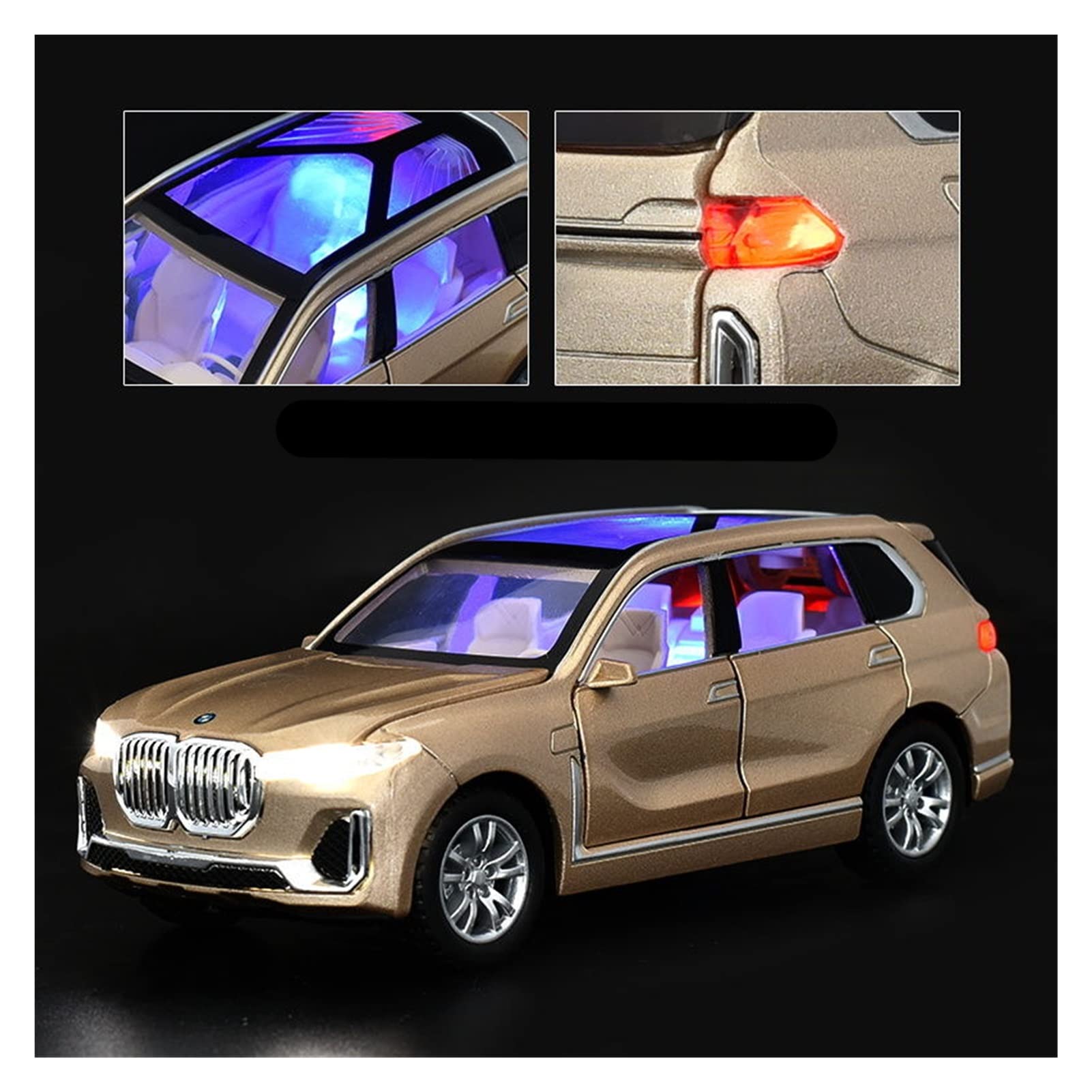 _＊78☆BMW X7 ブラック ミニカー 1/43 BMW X7 (Diecast Model