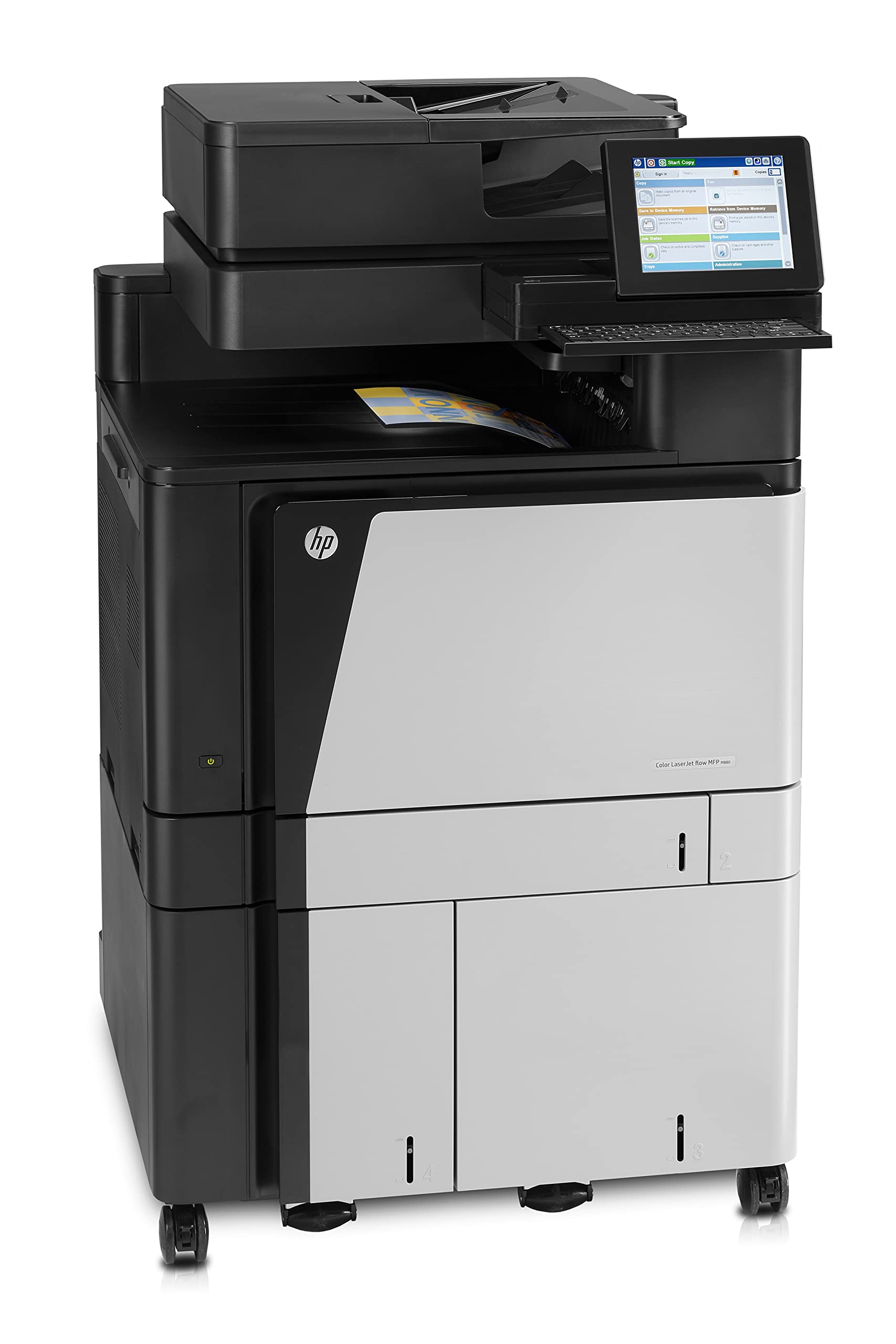 HP Color LaserJet MFP M880Z+/W Multifunzione Laser a a Colori, Funzione Stampa/Copia, Formati Supportati A3
