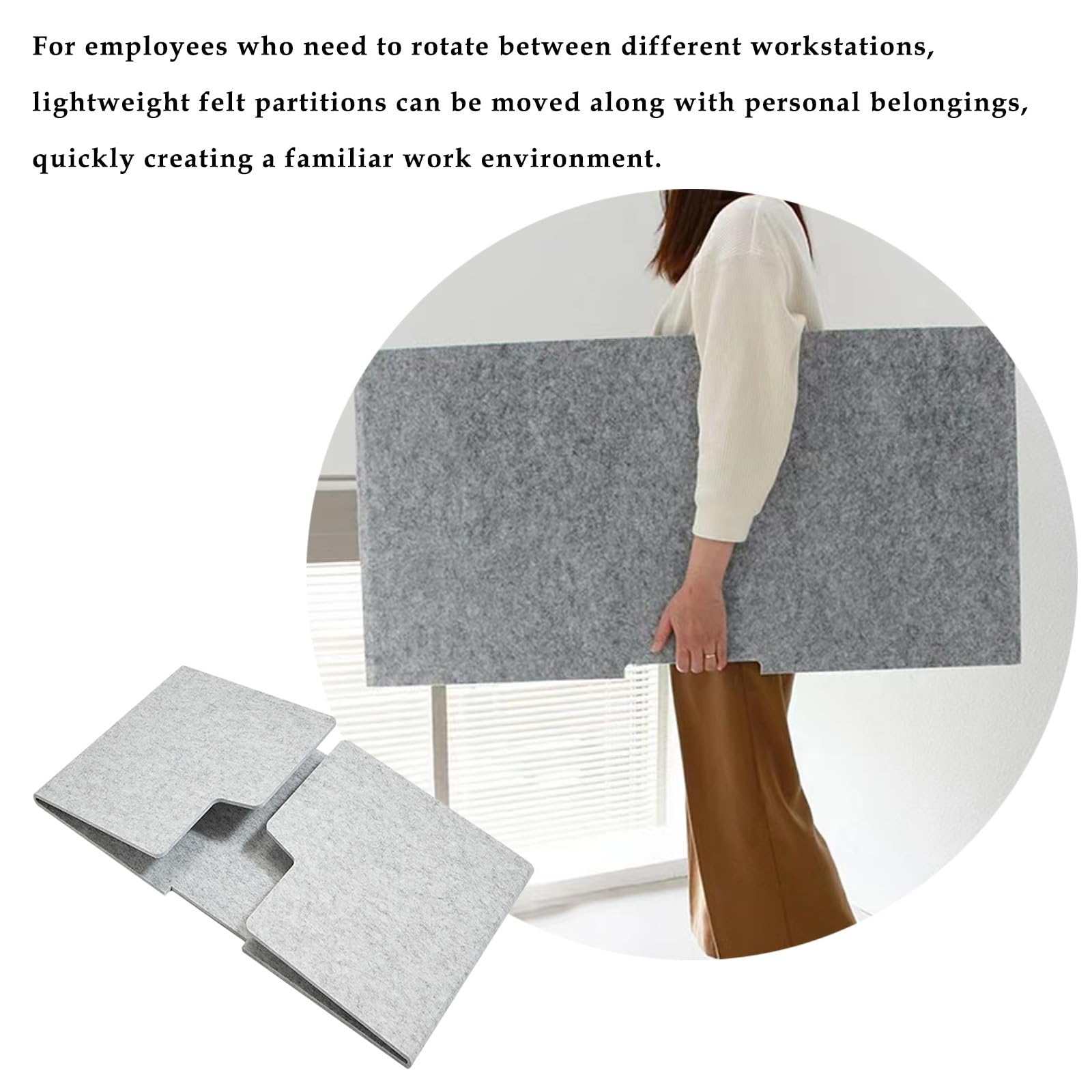 Separador Acústico De Escritorio, Separador De Mesa Absorción De Sonido, 60 80 100 120cm Divisor Acústico Para Escritorio, Independientes, Para Oficina, Biblioteca, Escuela(Lightbrown,120cm)