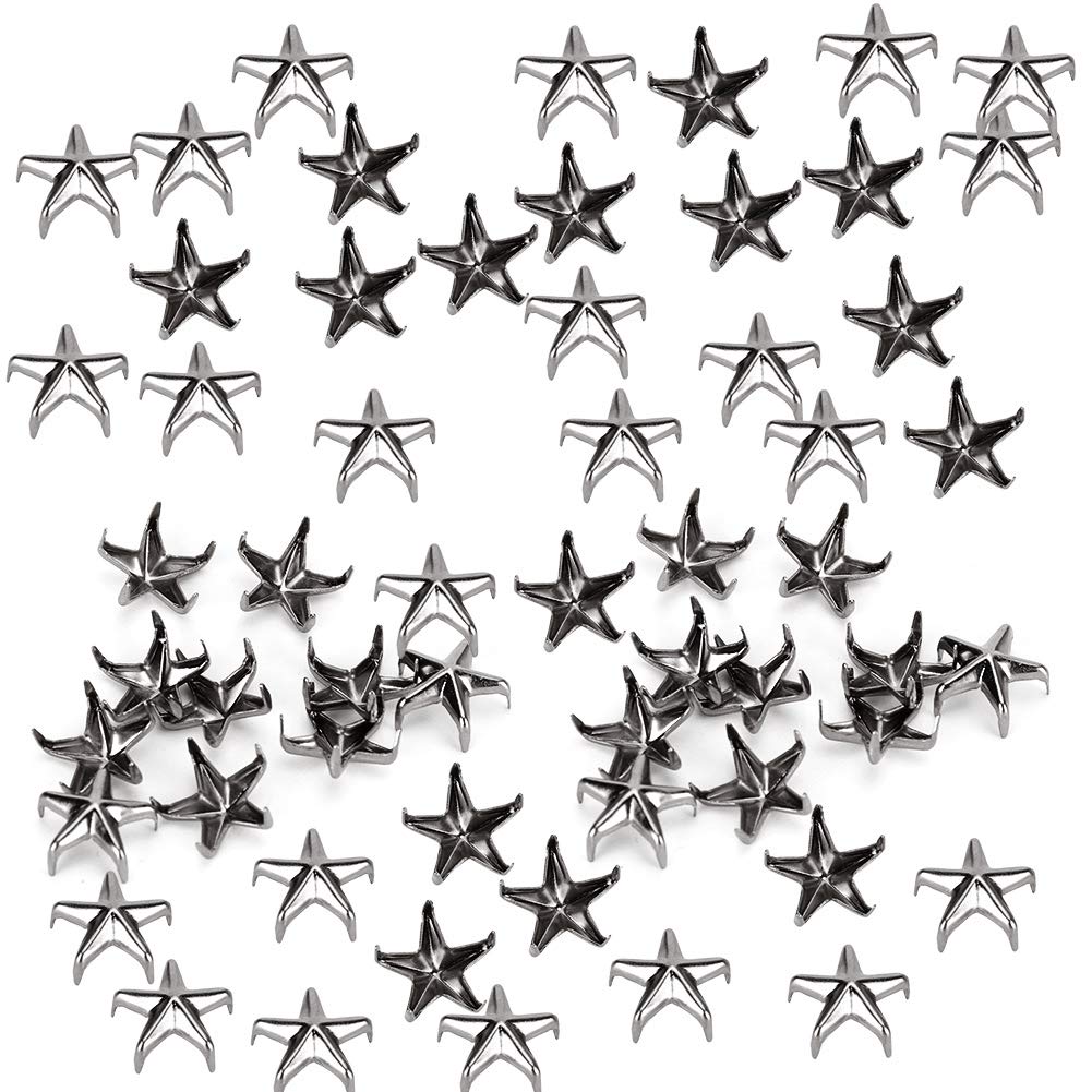 CENPEK 200PCS 15mm Ster Klinknagels Decoratie Vijfpuntige Ster Klauw