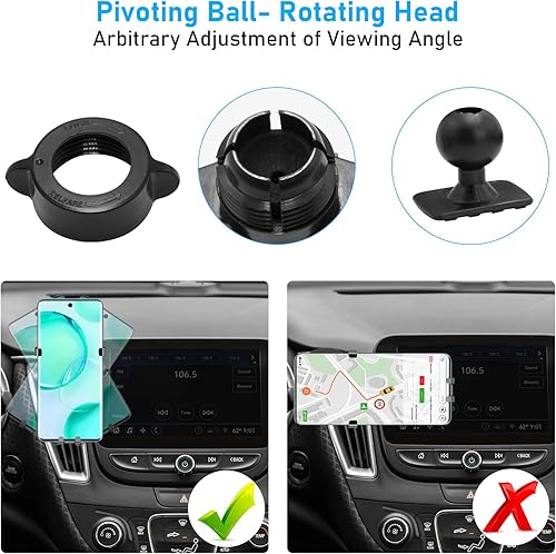 Miniatura 7 de Soporte para teléfono compatible con Chevy Malibu 2017-2022, soporte de ventilación de aire para automóvil, soporte para teléfono celular Malibú,