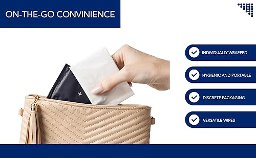 Miniatura 2 de 40 protectores y 40 toallitas femeninas, cada una envuelta individualmente