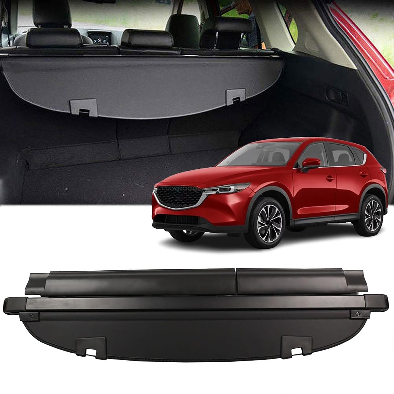 Amazon.com: PZDRUIGT Car Rear Trunk Parcel Shelf for Mazda CX-5