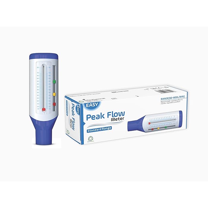 Buy Easy Peak Flow Meter for Adult to Monitor Lung Function Expiratory Flow Meter Color