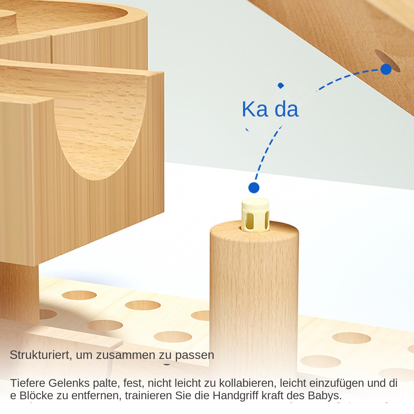Murmelbahn Madera – Juego de Bloques de construcción de Gran Laberinto +