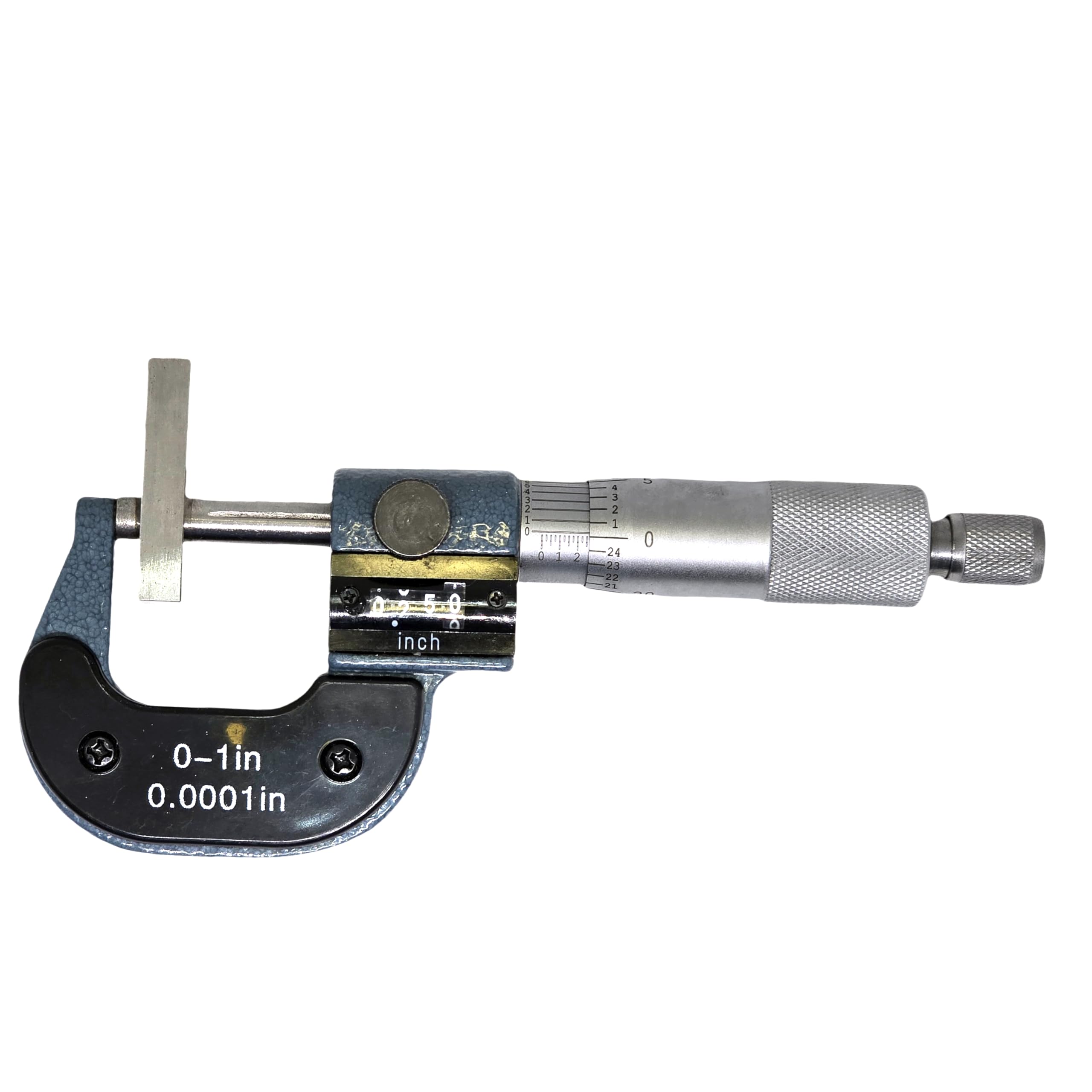HFS (R) Micrómetro digital exterior de 1 pulgada, puntas de carburo de 0.0001 pulgadas